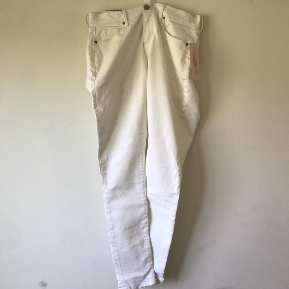 Banana republic white skinny jeans unworn